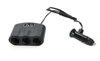 12V 24V 3-Fach Steckdose Usb-C-Anschluss ZigarettenanzüNder Auto Lkw Kfz
