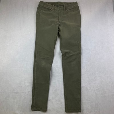 Lululemon Men Pants 30 Green Jeans ABC Skinny-Fit Utilitech Tapered 30x34 M5AD0S