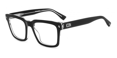 Dsquared2 ICON 0013 Black crystal 52/20/145 MAN Eyewear Frame