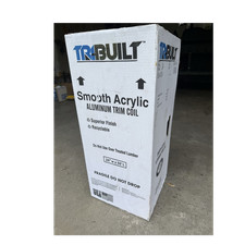 TRI-BUILT Smooth Acrylic Aluminum Trim Coil 24" x 50 ft 0.019" Black, 1
