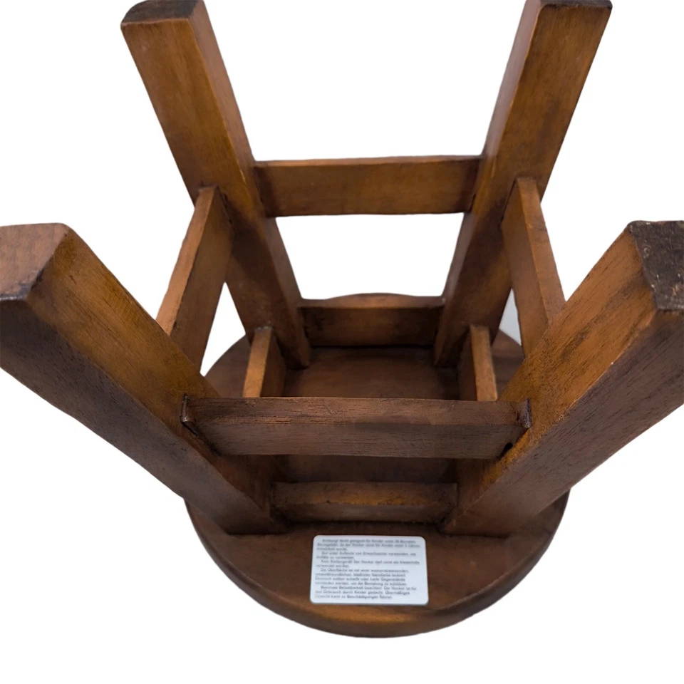 Kinderhocker Holzhocker Drache Rot Höhe 27cm - Bild 4 von 4