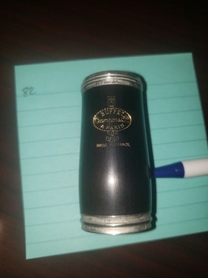 82) Buffet Crampon R13 A670 Clarinet Barrel! Old Logo, Nickel Rings, No Cracks.