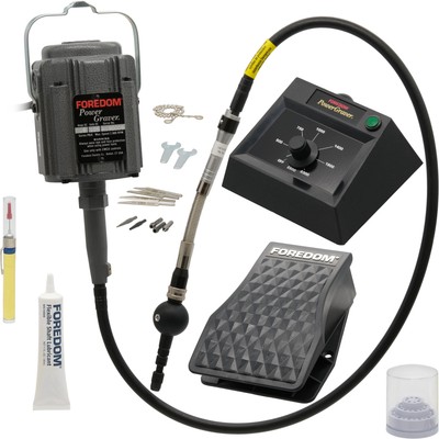 FOREDOM K 2293 POWERGRAVER KIT for Engraving, Stone Setting, and Decorative Work