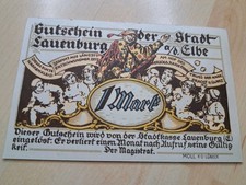 Notgeld Lauenburg An Der Elbe Notgeldschein Inflationsgeld Deutschland...