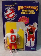 Vintage The Real Ghostbusters Haunted Humans Tombstone Tackle Ghost W/ Cardback 
