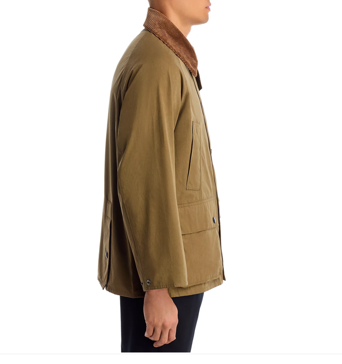 バブアー　BEDALE SL PEACHEDCOTTON　JACKET　38 Dark Sand ~ Barbour Peached OS Bedale Casual Jacket MSRP$475