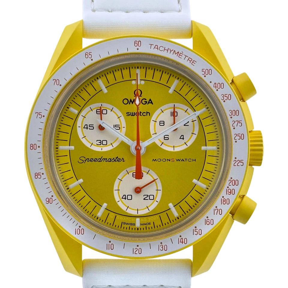Swatch X Omega MoonSwatch Mission to the Sun Armbanduhr 42 mm Ref. SO33J100 - Bild 2 von 4