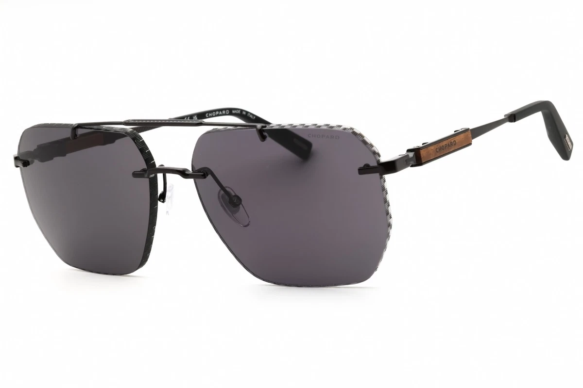New! Chopard SCH371V 0700 Black Women Sunglasses, Authentic display picture 3