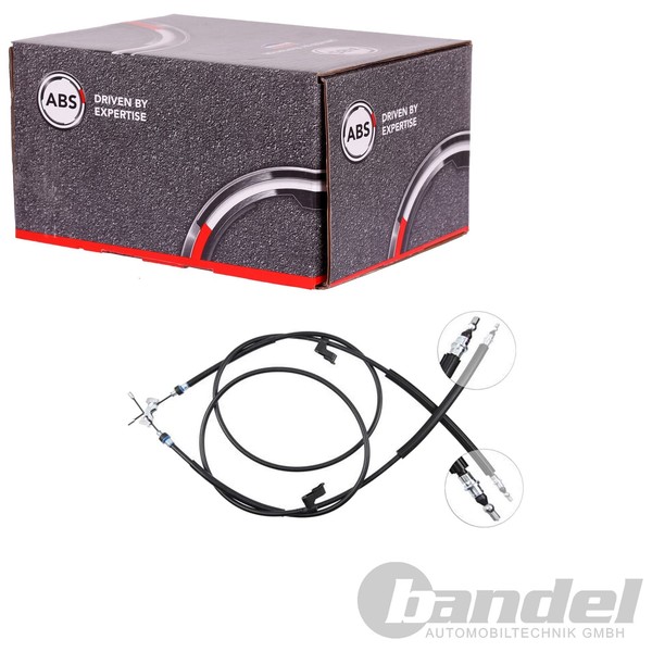 ABS Handbremsseil Hinten Links/Rechts Passend FüR Volvo C70 S40 V50 | K19076-image
