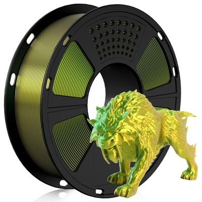 【BUY 4 GET 2 FREE】Geeetech 3D Printer Filament Silk PLA Dual Color 1.75mm 1KG