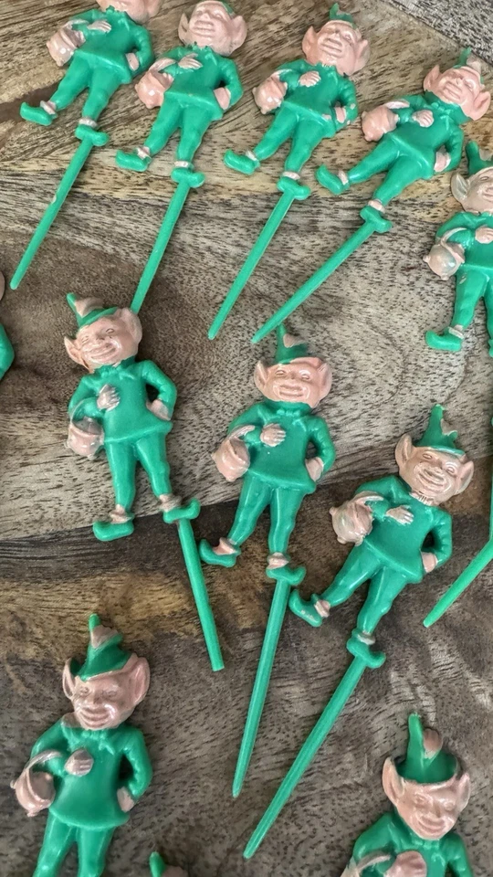 Gran Lote De Colección Topper Pasteles Pick Cupcake Leprachauns Tréboles Día de San Patricio Foto 2 de 4