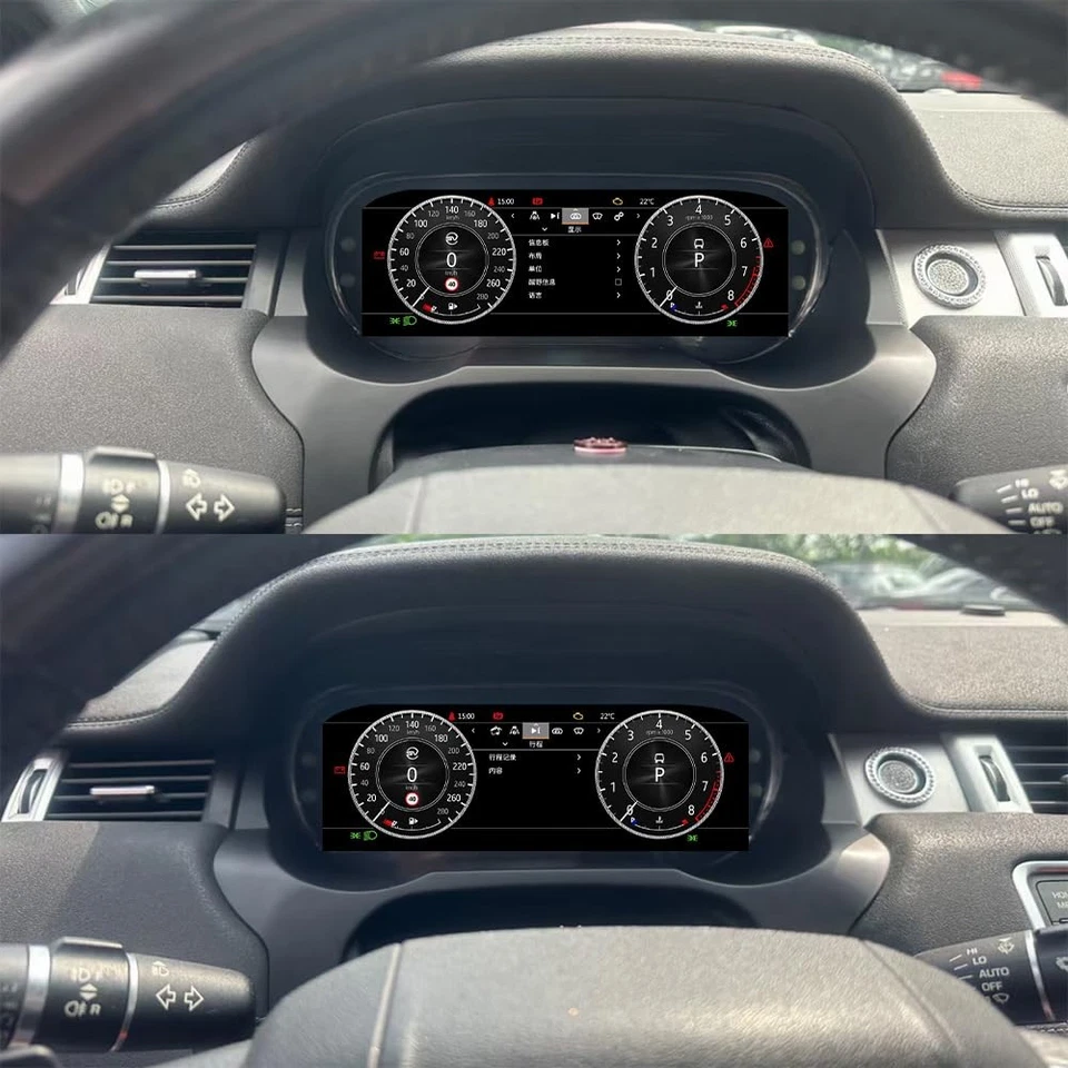 Velocímetro digital LCD para Land Rover Range Rover Evoque L538 2012-2019 Foto 3 de 4