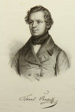 F. SIR (1804-1864), Portr&auml;t des  Frantisek Jaromir Rubes, Lith. Romantik