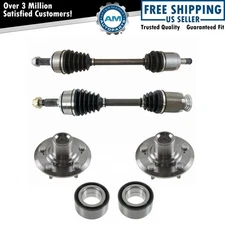 Front CV Axle Shaft Set with Hubs & Bearings for Honda CR-V New