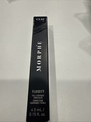 Morphe Fluidity Full Coverage Concealer C3.55 Soft Matte 4.5ml/ 0.15 fl oz NEW