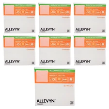 Smith & Nephew Allevyn Non-Adhesive 4" x 4" Foam Dressing Pads - Case of 70 Pads