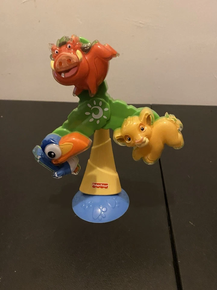 Ventosa Fisher Price Rei Leão bebê toque e rotação brinquedo - Imagem 3 de 4