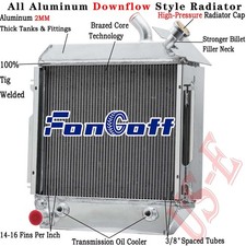 4 Row Radiator fit Forklift Hyster H70XL H80XL H90XL H100XL,H120XL Gas HY1452142