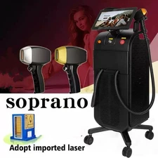 alma Alexandrite Soprano ice Titanium Diode Laser Hair Removal Machine 2 handle