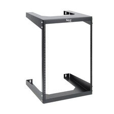 ICC 15U Wall Mount 19 Open Frame Server Rack 18 Deep Cold-