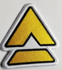 Embroidered  MechCommander BattleTech gold/yellow Patch approx 3x3"