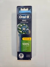 Oral-B PRO Cross Action Replacement Toothbrush Heads Value Pack- 4 Count New