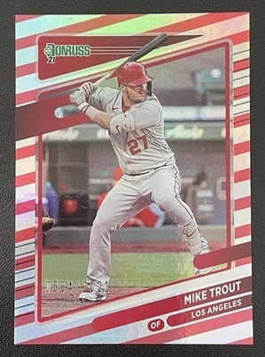 2021 Panini Donruss - Mike Trout #170 Red Batting /2021