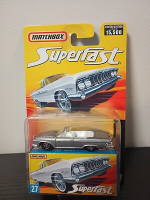 1961 Silver DODGE DART PHOENIX Matchbox Legendary Superfast