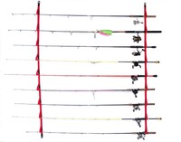 Overhead Or Wall Fishing Rod Rack Rod Storage System Suspends Your Rods In So... on sale Overhead Or Wall Fishing Rod Rack Rod Storage System Suspends Your Rods In So... on sale
