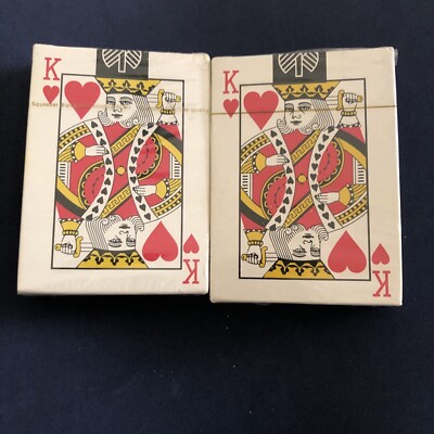 Vintage Playing Cards Dollar Tree 2 Decks Red & Blue - Rare & New
