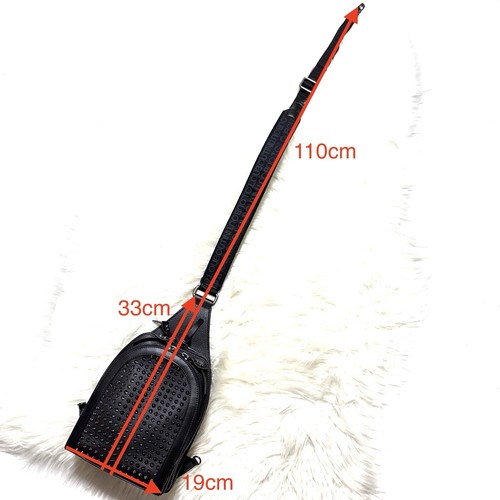 Borsa Christian Louboutin in pelle originale ottime condizioni tracolla nera - Foto 14 di 20