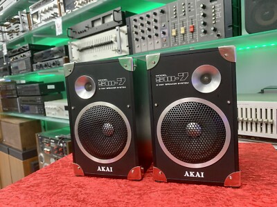 AKAI SW-7 Speaker 2 Way System 80 Watts Vintage Refurbished