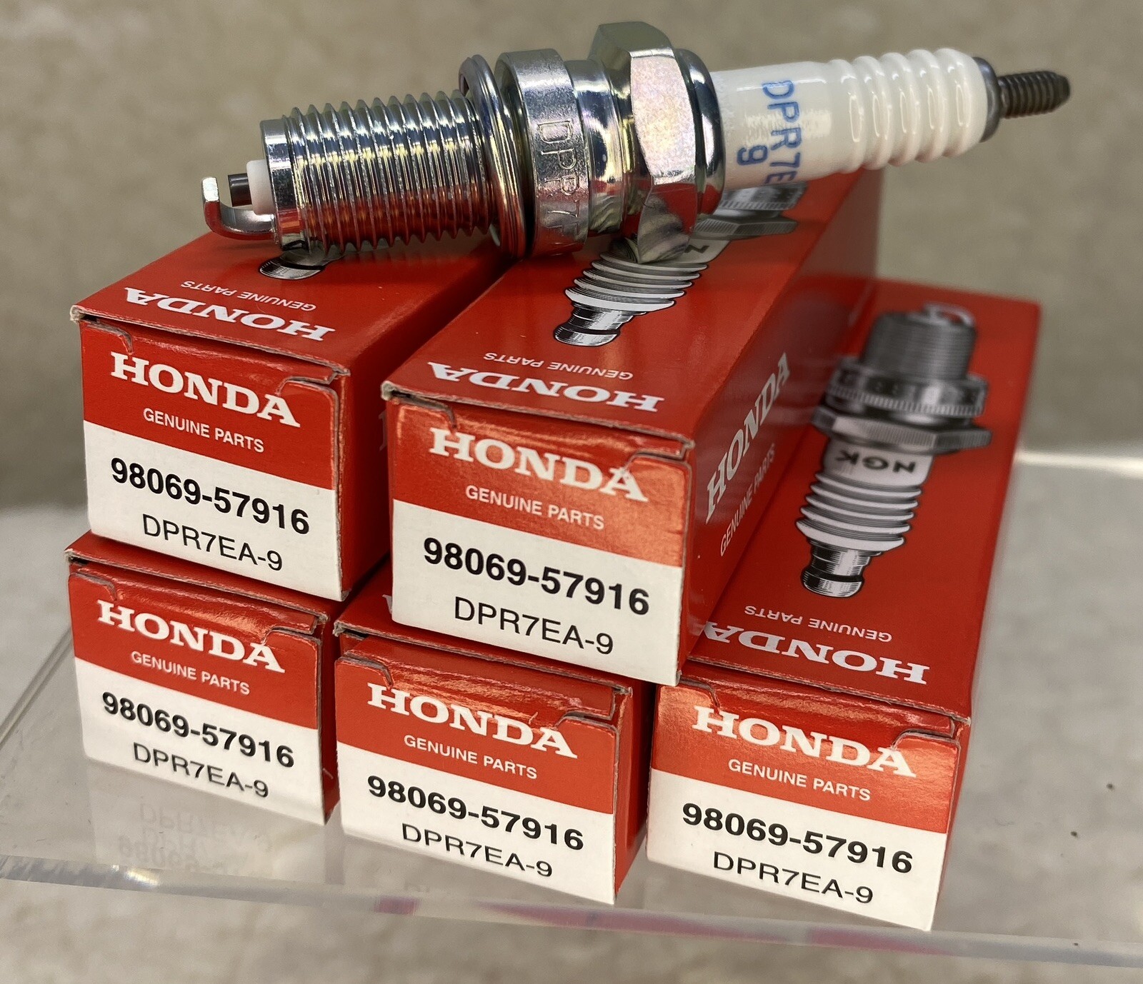 HONDA GL1500 GOLDWING VALKRYIE 1988-2003 NGK SPARK PLUGS DPR7EA-9 QTY 6
