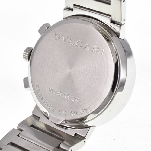con papel BVLGARI Bulgari Bulgari BB38SSCH cronógrafo automático para hombre D#139143 - Imagen 6 de 10
