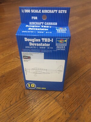 Aircraft Carrier Model kit, Trumpeter 1/350 US Douglas TBD-1 Devastator