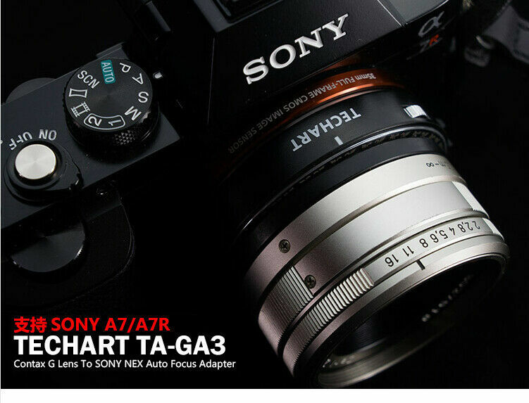 TECHART TA-GA3 Auto Focus Lens Adapter for Contax G mount to