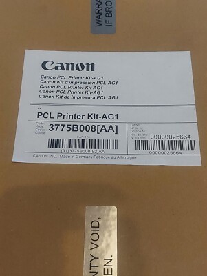 Canon PCL Drucker Kit - AG1 3775B008(AA) versiegelt