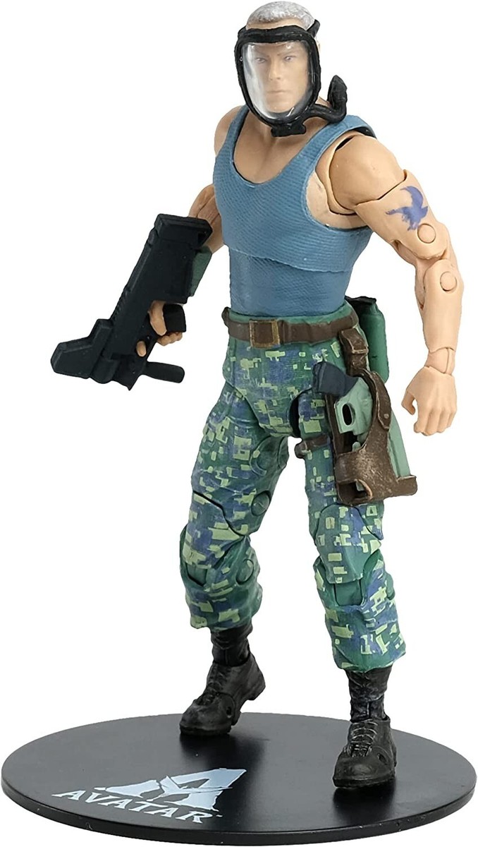 Avatar Wave 1 7in Colonel Miles Quaritch Action Figure McFarlane