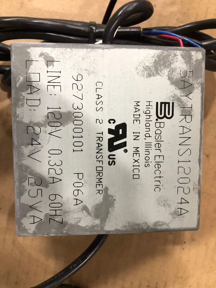 TRANSFORMADOR BASLER ELECTRIC BAYTRANS12024A 25 VA 120 VOLTS (209649) - Imagem 2 de 4