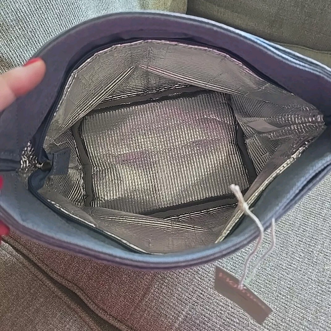 Figmint Denim Lunch Tote With Insulated Liner | eBay