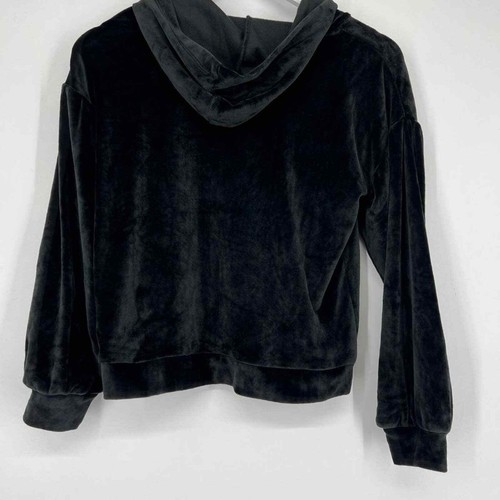 Freshman Kids' Girls Velour Hoodie Sweatshirt Pullover In Black XL (16) NWT - Picture 3 of 5