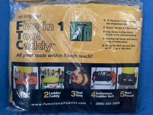 The Original Five in One TOOL CADDY Brand NEW Tool Belt Ladder Caddy Tote Pouch - Picture 4 of 8