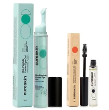 Cureskin Eye Care Combo | Eye Brow & Lash Oil | Bio-Peptide Under Eye Gel