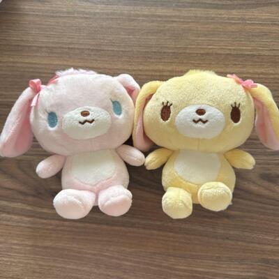 Sanrio Sugar Bunnies Hanausa & Momousa Plush Mascot Set of 2 Free