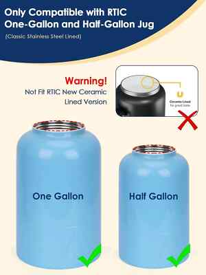 RTIC Jug Lid, One Size Fits RTIC Jugs One Gallon and Half Gallon