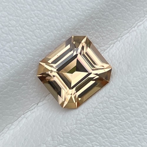 Natural Yellow Zircon 2.16 Cts Asscher Cut Loose Gemstone 7x6mm Set Jewelry - Picture 2 of 5