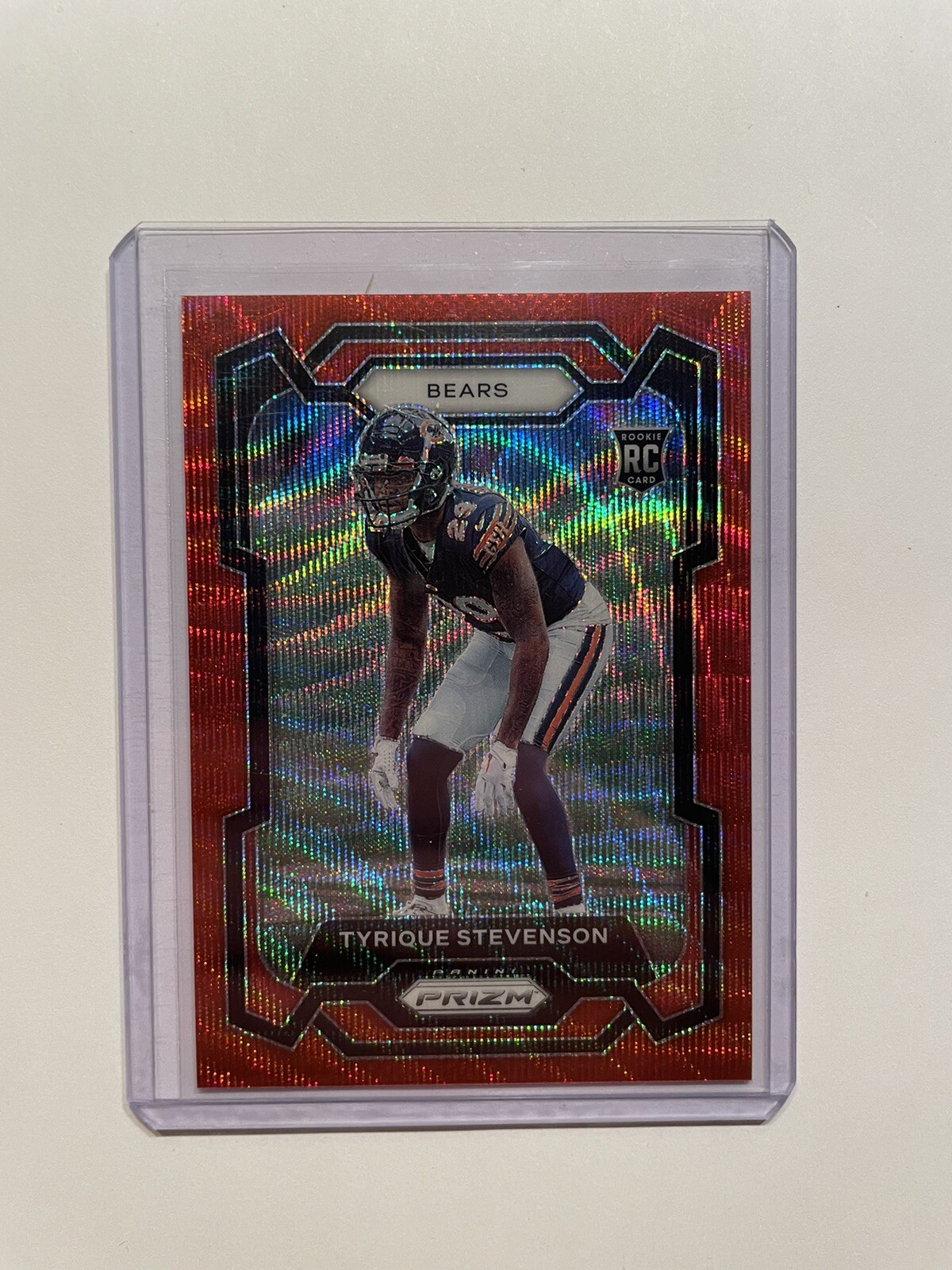 TYRIQUE STEVENSON 2023 Panini Prizm #316 🔴 Red Wave Prizm /149 Rookie RC