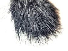 MARABOU BLOOD QUILLS - 12 pc. - Fly Tying Feathers - BLACK - SELECT 3-4 inch