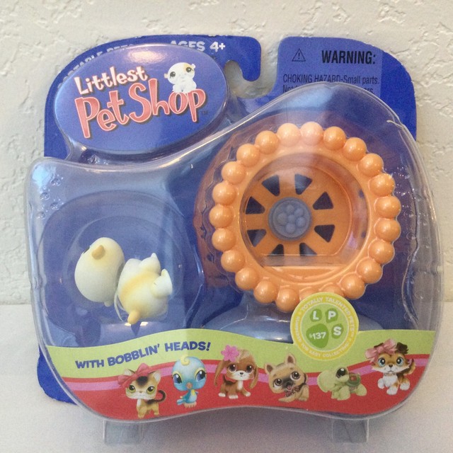 Littlest Pet Shop Hamster Exercise Wheel 137 Portable Pets LPS Hasbro