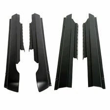 4PCS ROCKER PANEL GUARD SILL PLATE COVER FOR RAM 1500/2500/3500 CREW CAB 2009-18
